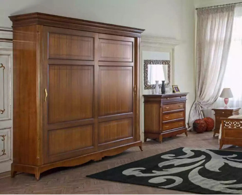 Armario de madera maciza armario de madera armario dormitorio muebles Italia nuevo