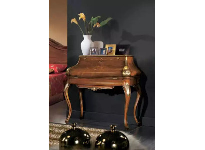 Diseño de lujo Marrón mesa consola de dormitorio Muebles tocador de madera