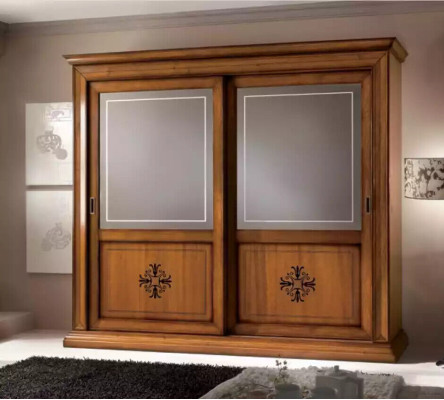 Armario de ropa de lujo, armario, muebles clásicos, armarios de dormitorio, madera