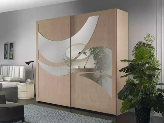 Armario de diseño de lujo para el dormitorio, muebles nuevos.