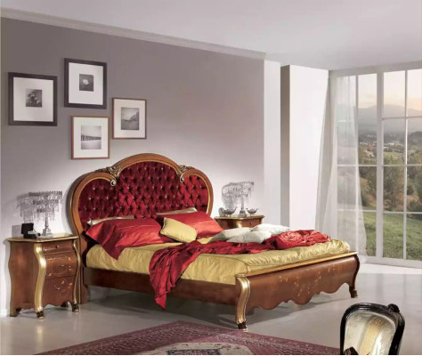 Chesterfield cama de lujo para dormitorio diseño de tapicería camas de lujo