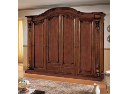 Armario Armario marrón Armario de lujo Guardarropa Muebles dormitorio Armarios