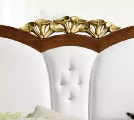 Conjunto de dormitorio Cama + 2 mesitas de noche Camas Muebles italianos 3 piezas.
