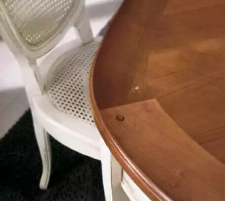 Juego de comedor mesa ovalada comedor conjunto de mesa con 4 sillas comedor