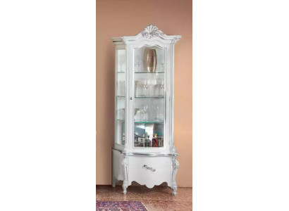 Mueble de diseño de lujo de madera blanca italiana.