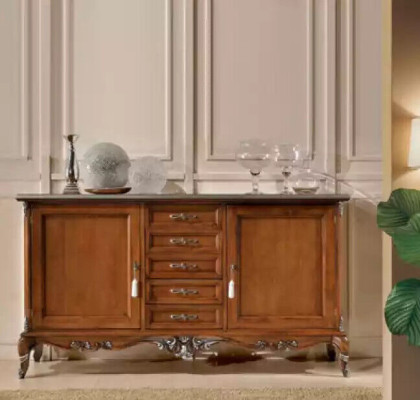Aparador cómoda aparador de madera maciza sala de estar Italia armario muebles