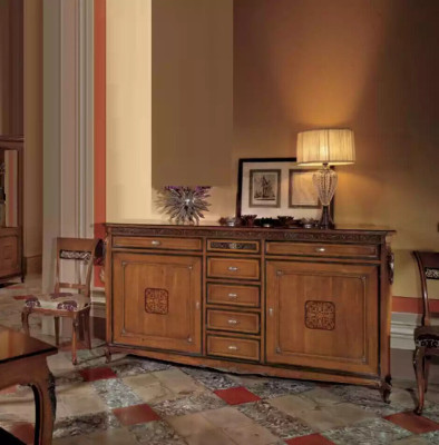 Armario de lujo Muebles Armario de madera Aparador italiano Cómoda Armario