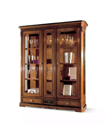 Muebles de lujo para el salón italiano, vitrina, armario, estilo clásico, nuevo