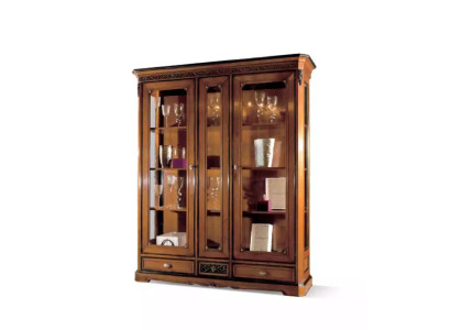 Muebles de lujo para el salón italiano, vitrina, armario, estilo clásico, nuevo