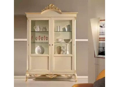 Diseño de mueble de madera Gabinete Vitrina Gabinetes Estilo italiano Muebles Aparador