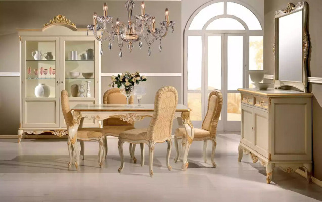 Diseño de mueble de madera Gabinete Vitrina Gabinetes Estilo italiano Muebles Aparador
