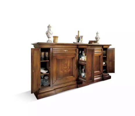 Mueble de salón de diseño de lujo nuevo en marrón, mueble de madera nuevo