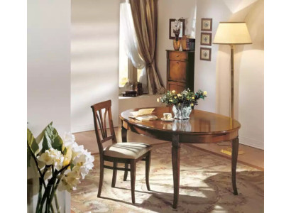 Mesa de comedor 4 sillas Conjunto clásico de comedor de 5 piezas Set de mesa ovalada