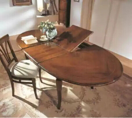 Mesa de comedor 4 sillas Conjunto clásico de comedor de 5 piezas Set de mesa ovalada