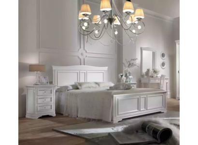 Dormitorio completo cama 2x mesitas de noche 3 piezas. Conjuntos de lujo de diseñador.