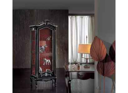 Diseño de aparador italiano Muebles de lujo con vitrina de diseñador Armario de madera
