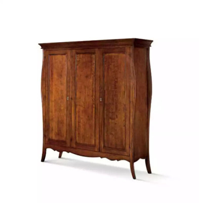 Armario de dormitorio de madera moderno estilo de armario estantes