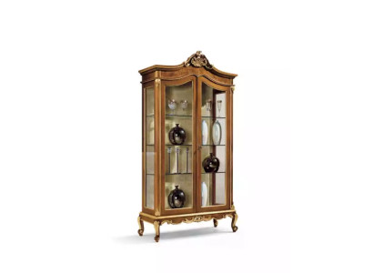 Armario de vidrio vitrina Muebles gabinete de madera Vitrinas de lujo armario de madera Nuevo