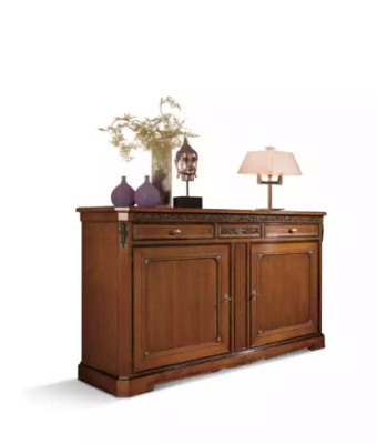 Aparador muebles italianos macizos del salón cómoda armario madera nuevo