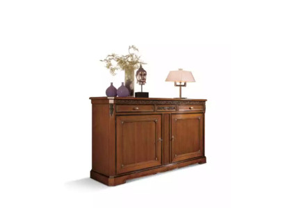Aparador muebles italianos macizos del salón cómoda armario madera nuevo