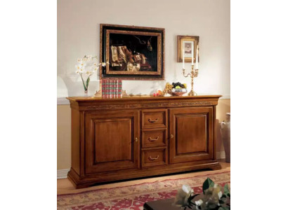 Cómoda clásica estilo buffet gabinete Muebles italianos marrones nuevos