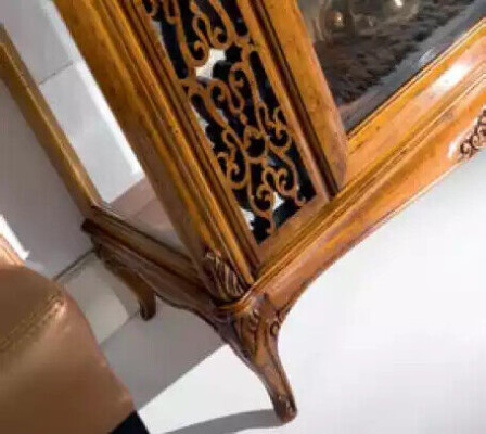 Vitrina Muebles de lujo italianos Vitrinas Aparador Armario de vidrio Diseño