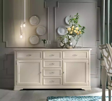 Cómoda Madera Armarios Aparador Muebles Lujo Vitrina Armario Italia