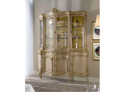 Vitrina de sala de estar armario de vidrio armarios vitrinas de madera muebles italianos