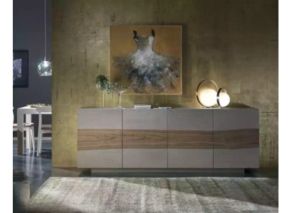 Cómoda armarios de madera lujo aparador muebles para sala mueble gris