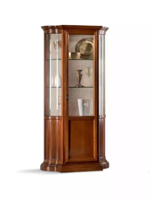 Vitrina de cristal armario Vitrina sala de estar Mueble de madera Cómoda Muebles italianos