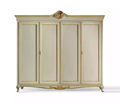 Muebles clásicos estantería armario dormitorio diseño italiano madera nuevo