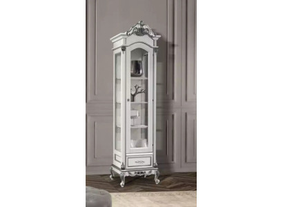 Vitrina armario cristal sala de estar blanco diseño muebles italianos nuevos.