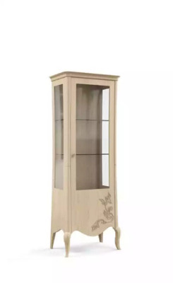 Mueble de lujo italiano vitrina de vidrio para sala de estar, armario de diseñador nuevo.