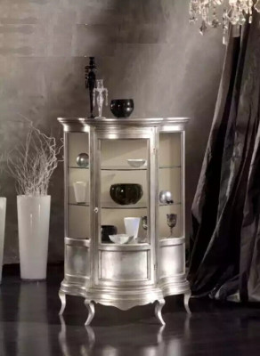 Diseño de muebles de madera Clásico Vitrina Armario Estantería Muebles italianos