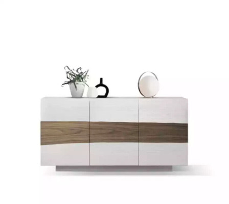 Aparador de madera blanco moderno para salón muebles cómodas nuevo