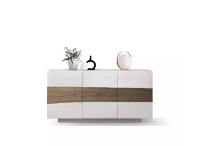 Aparador de madera blanco moderno para salón muebles cómodas nuevo