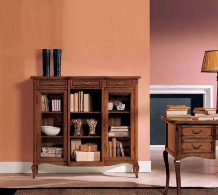 Diseñador de lujo vitrina de madera gabinete Diseño aparador Muebles italianos