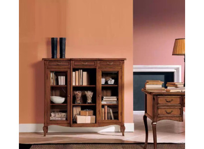 Diseñador de lujo vitrina de madera gabinete Diseño aparador Muebles italianos