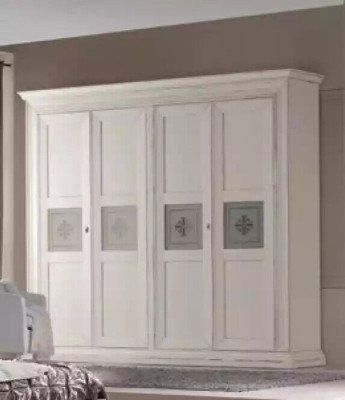 Set de dormitorio Cama 2 mesitas de noche Cómoda Diseño de dormitorio 6 piezas.
