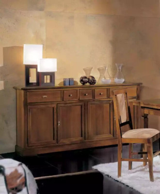 Cómoda Aparador Armario Credenza Cómodas Estilo Madera Muebles de Lujo Nuevo