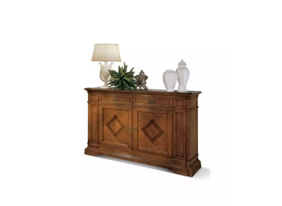 Muebles de lujo en madera italiana estilo cómoda aparador marrón nuevo.