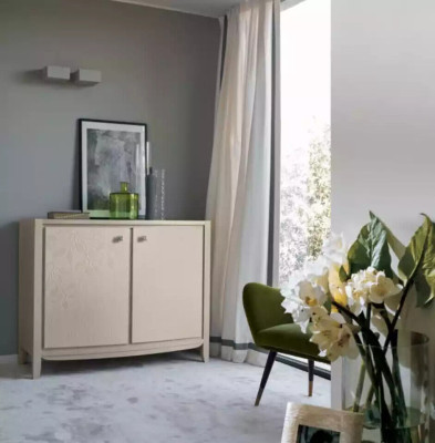Aparador cómoda armario Clásico Lujo Cómoda Salón Beige