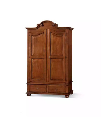 Armario clásico marrón armario ropero italiano del mueble.