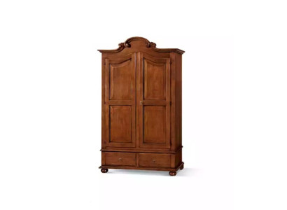 Armario clásico marrón armario ropero italiano del mueble.