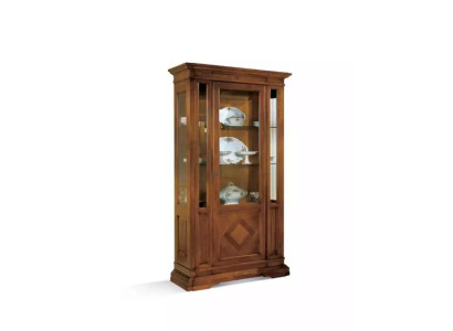 Vitrina de lujo para sala, vitrina, armario de madera, muebles de estilo italiano.