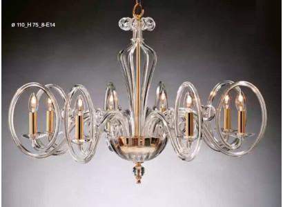 Lámpara de araña de cristal brillante luz de techo lámpara colgante nueva.