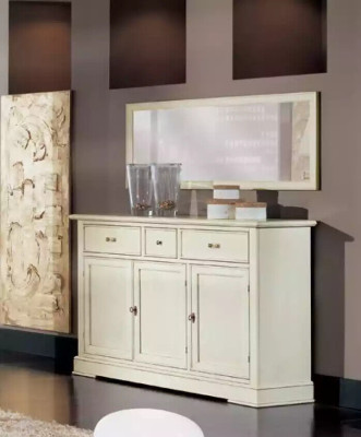 Cómoda de lujo de madera armario estantería muebles armario Italia