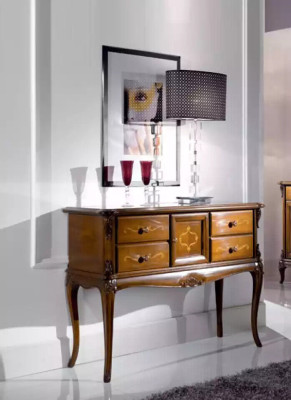 Cómoda de madera Muebles italianos Armario Consolas Cómodas Consola Nueva