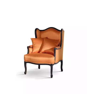 Clásico sillón sofá de 1 plaza de diseñador de textiles nuevos.