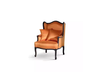 Clásico sillón sofá de 1 plaza de diseñador de textiles nuevos.